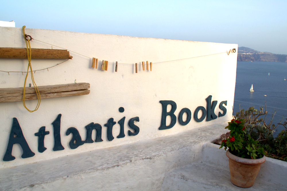 Griechenland Atlantis Books Santorin