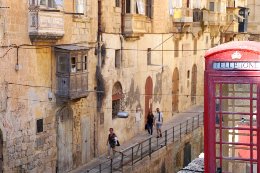 Streets of Valletta Malta Titel