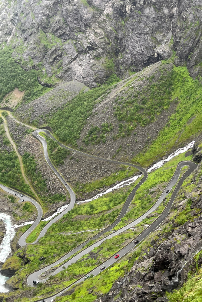 Rundreise Norwegen Gradwanderung Trollstigen