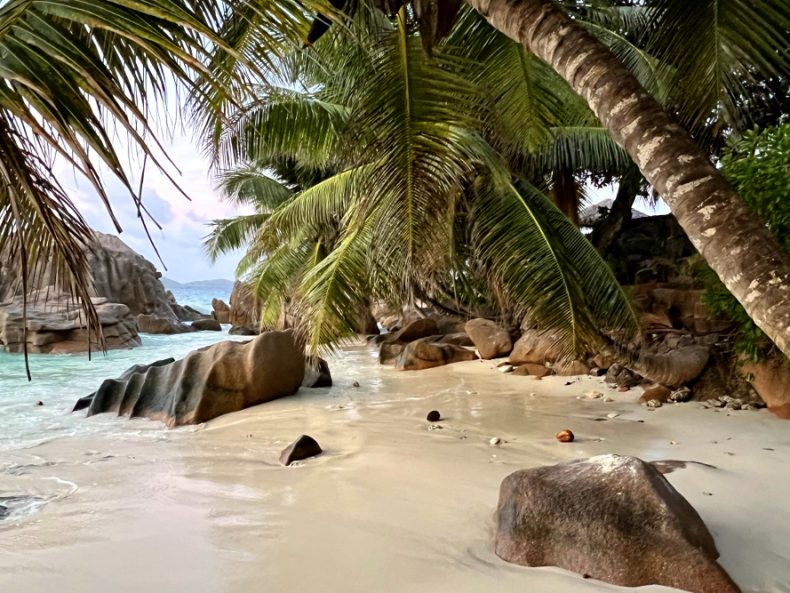 La Digue mit dem Fahrrad