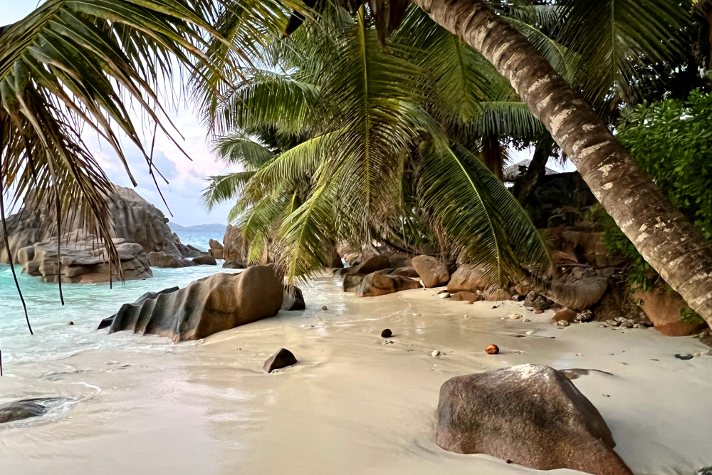 La Digue mit dem Fahrrad